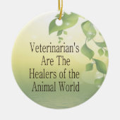 Tierärzte Keramik Ornament (Vorne)