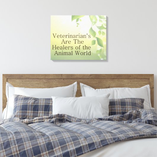 Tierärzte Leinwanddruck (Insitu (Schlafzimmer))