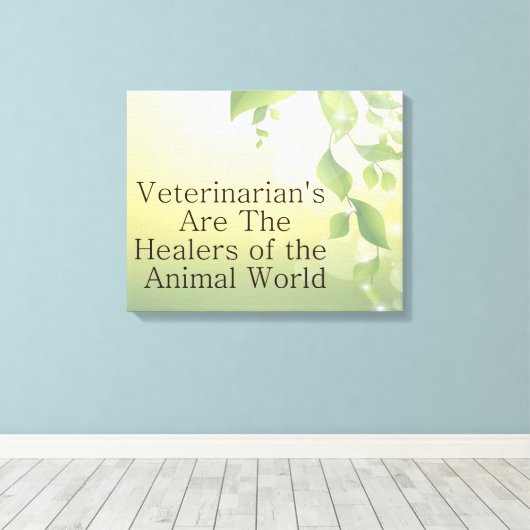 Tierärzte Leinwanddruck (Insitu (Holzboden))