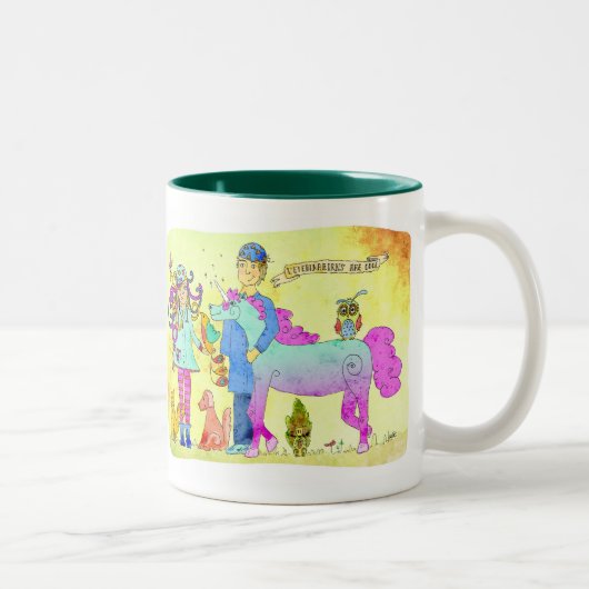 Tierärzte sind cool zweifarbige tasse (Rechts)