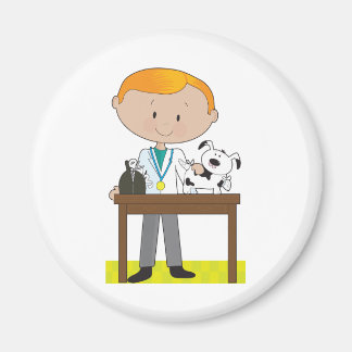 Tierärzte und Hunde Magnet