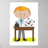 Tierärzte und Hunde Poster (Vorne)