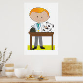 Tierärzte und Hunde Poster (Küche)