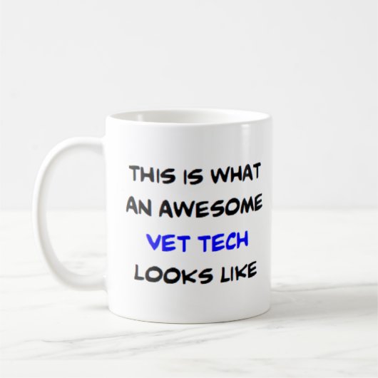 Tierarzthelfer, großartig kaffeetasse (Links)