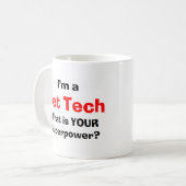 Tierarzthelfer Kaffeetasse (Vorderseite Links)