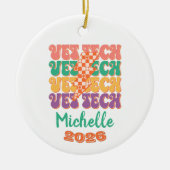 Tierarzthelferin keramik ornament (Vorne)