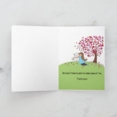 Tierärztin Danke, dass Sie geklappte Grußkarte gef Karte (Innenseite)