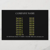 Tierärztin für niedliche Hundeschwester Flyer (Hinten)