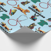 Tierärztin Geschenkpapier (Ecke)