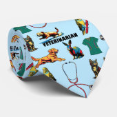 Tierärztin Krawatte (Gerollt)