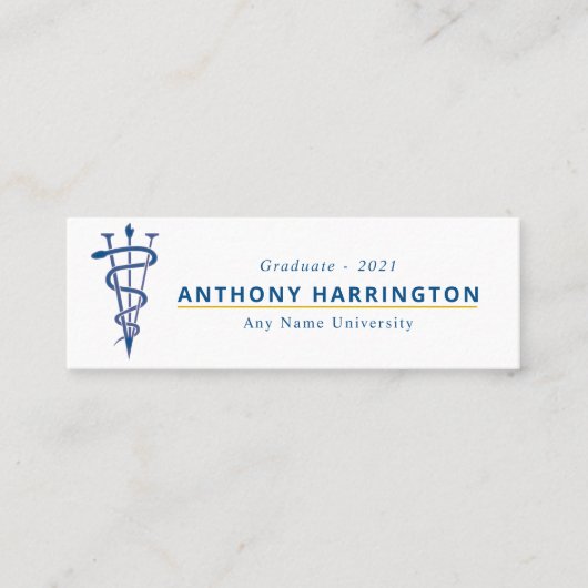 Tierärztin Mini Visitenkarte (Vorderseite)