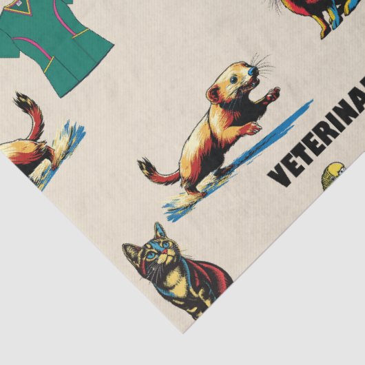 Tierärztin Seidenpapier (Detail)