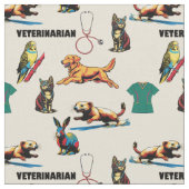 Tierärztin Stoff (Nahaufnahme)