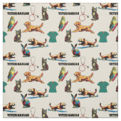 Tierärztin Stoff (Muster)