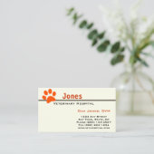 Tierärztin Terminkarte (Stehend Vorderseite)