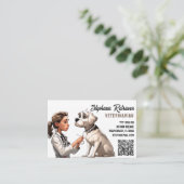 Tierärztin Visitenkarte (Stehend Vorderseite)