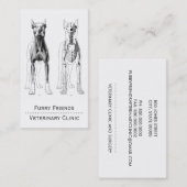 Tierärztin Visitenkarte (Vorne/Hinten)
