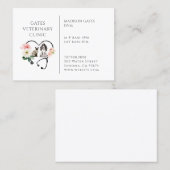 Tierärztin Visitenkarte (Vorne/Hinten)