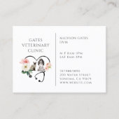 Tierärztin Visitenkarte (Vorderseite)