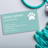 Tierarztklinik bei Katze Tierarzt Visitenkarte