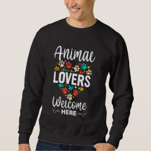 Tierarztklinik-Design für eine Vet Receptionis Sweatshirt