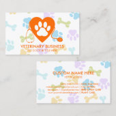 Tierarztklinik Visitenkarte (Vorne/Hinten)