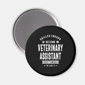 Tierärztliche Assistenz - Überweisung Magnet (Vorderseite/Rückseite)