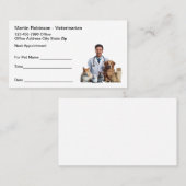 Tierärztliche Betreuung - Visitenkarten Terminkarte (Vorne/Hinten)