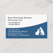 Tierärztliche Betreuung - Visitenkarten Visitenkarte (Vorderseite)
