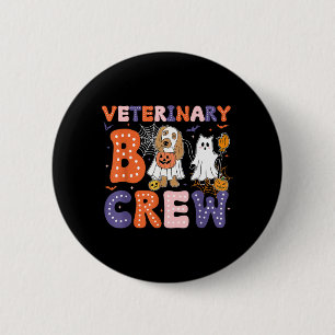 Tierärztliche Boo-Crew Tierarzt Tierarzthelferin G Button