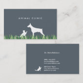 Tierärztliche Cat & Dog Grası Visitenkarte (Vorne/Hinten)