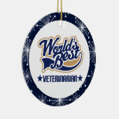 Tierärztliche Geschenk-Verzierung Keramikornament (Rechts)