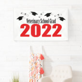 Tierärztliche Grad 2022 - Karten und Diplome (rot) Banner (Insitu)