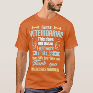 Tierärztliche Gratis-Tierarztgraduate T-Shirt