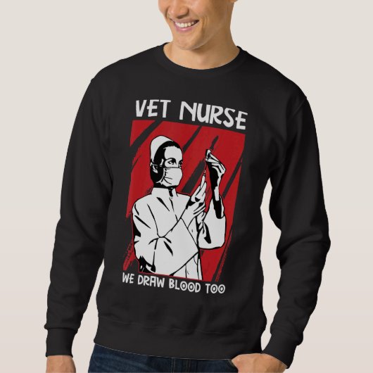 Tierärztliche Krankenpfleger Krankenschwestern und Sweatshirt (Vorderseite)