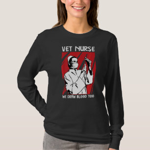 Tierärztliche Krankenpfleger Krankenschwestern und T-Shirt
