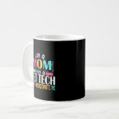 Tierärztliche Mama Technische Fachärztin Kaffeetasse (Vorderseite Links)
