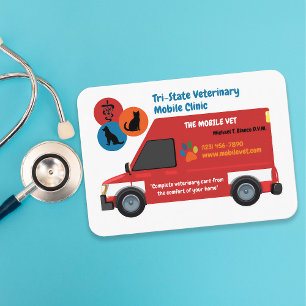Tierärztliche Mobile Klinik Visitenkarte