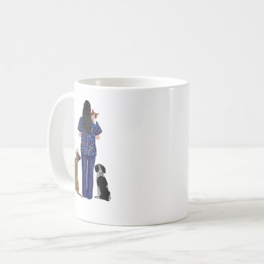 Tierärztliche oder tierärztliche Versorgung Kaffeetasse (Vorderseite Links)