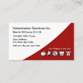 Tierärztliche Personalausweise Visitenkarten Visitenkarte (Vorderseite)