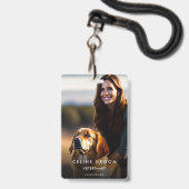 Tierärztliche Pflege | Dog Expert Qr Ausweis (Vorderseite mit Lanyard)