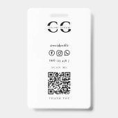 Tierärztliche Pflege | Dog Expert Qr Ausweis (Rückseite)