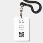 Tierärztliche Pflege | Dog Expert Qr Ausweis (Rückseite mit Lanyard)