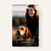 Tierärztliche Pflege | Dog Expert Qr Ausweis (Vorderseite)