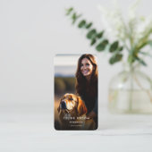 Tierärztliche Pflege | Dog Expert Qr Telefonnummerkarte (Stehend Vorderseite)