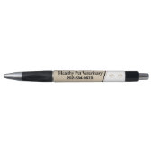 Tierärztliche Promotion Pen mit Paw Prints Kugelschreiber (Vorderseite)