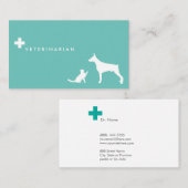 Tierärztliche Querı Visitenkarte (Vorne/Hinten)