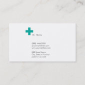 Tierärztliche Querı Visitenkarte (Rückseite)