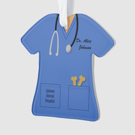 Tierärztliche Tätigkeit Ornament (Vorderseite)