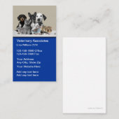 Tierärztliche Tierärzte Visitenkarten Visitenkarte (Vorne/Hinten)